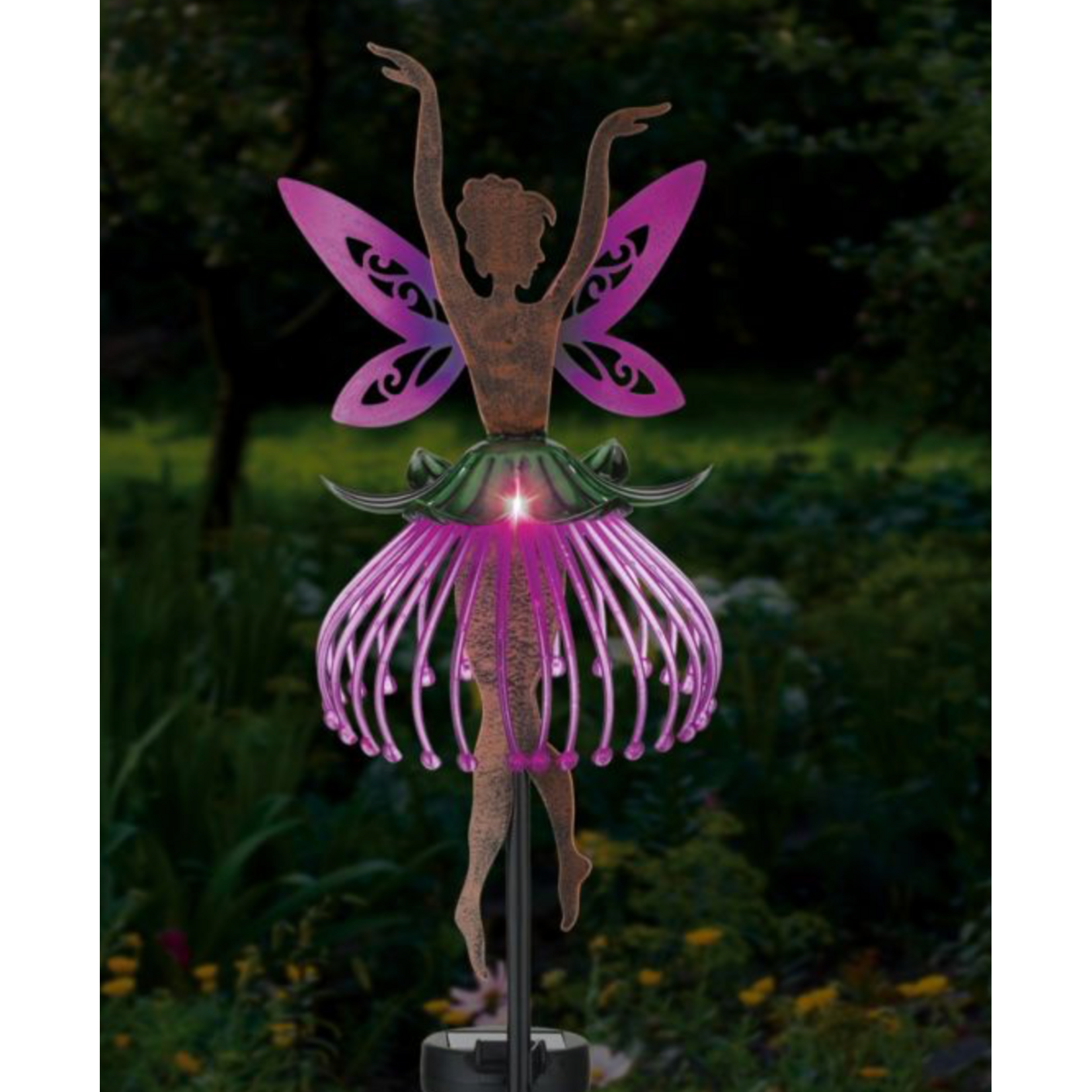 Regal Art & Gift Dancer Solar Stake - Pink