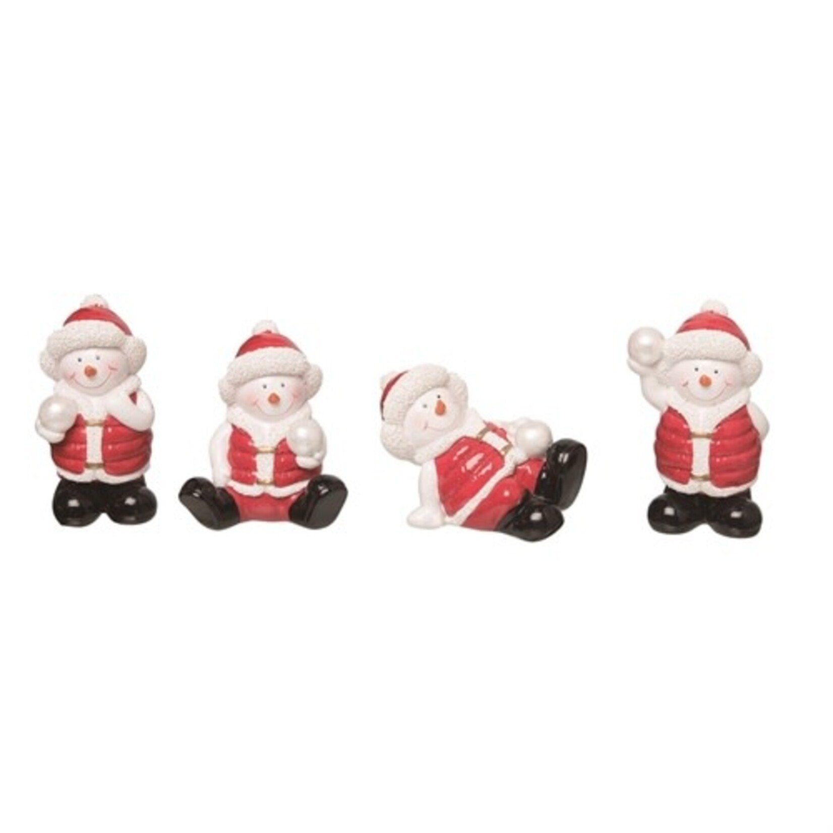 Playful Snowman Figure