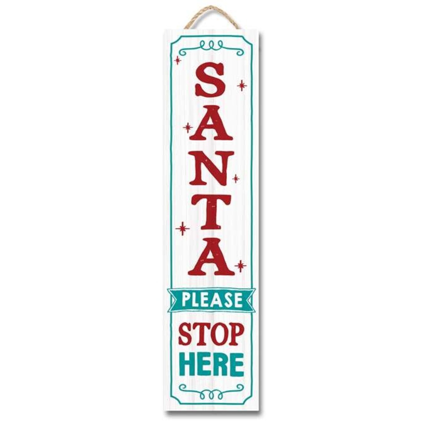 SANTA PLEASE STOP HERE STAKE