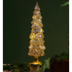 Shades of Green LED Table Decor Tree Shaped Rotation