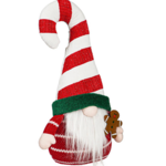 Fabric Gnome with Striped Hat Table Décor