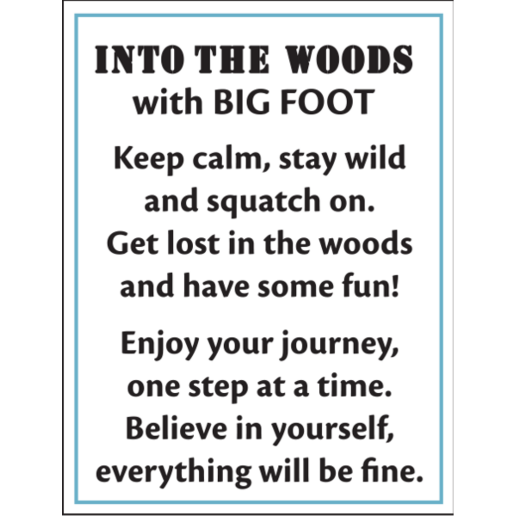 Into the Woods - Big Foot Charm