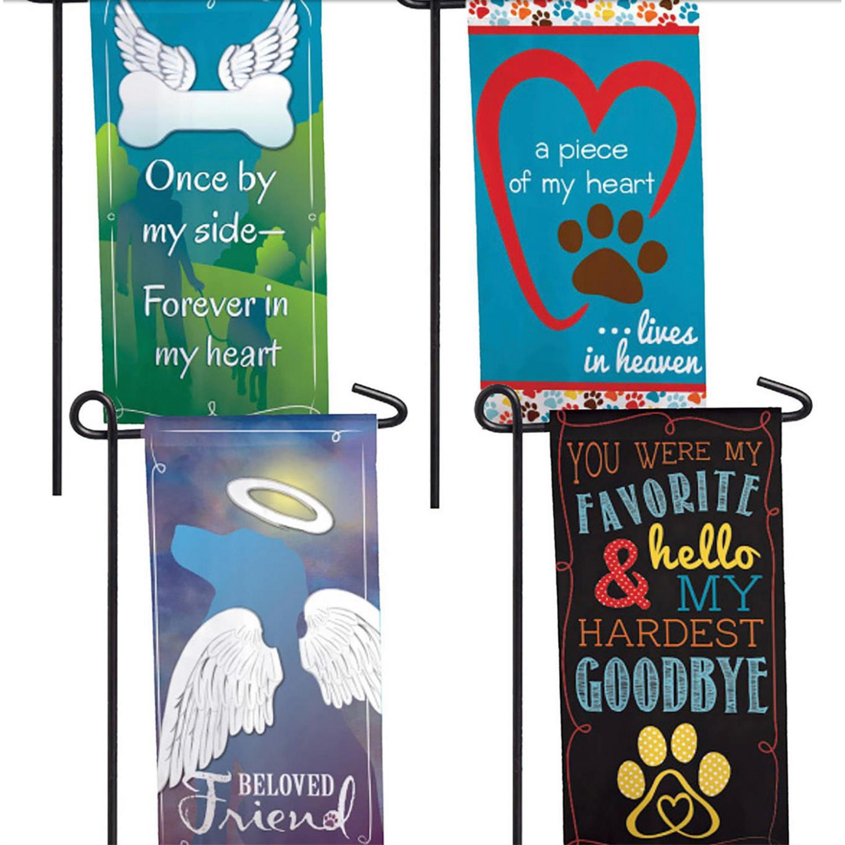 Pet Memorial Mini Flag