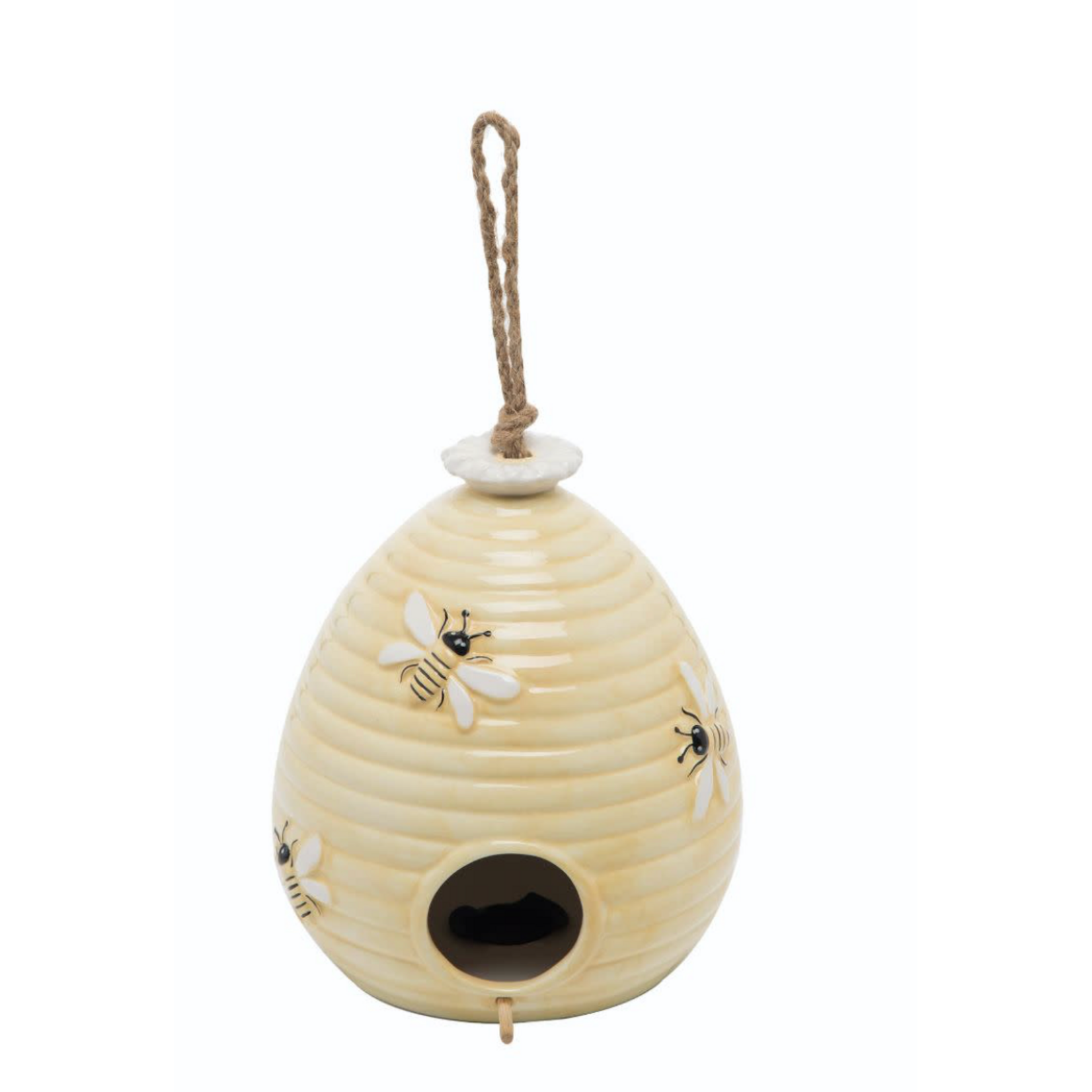 Beehive Bird House Yellow