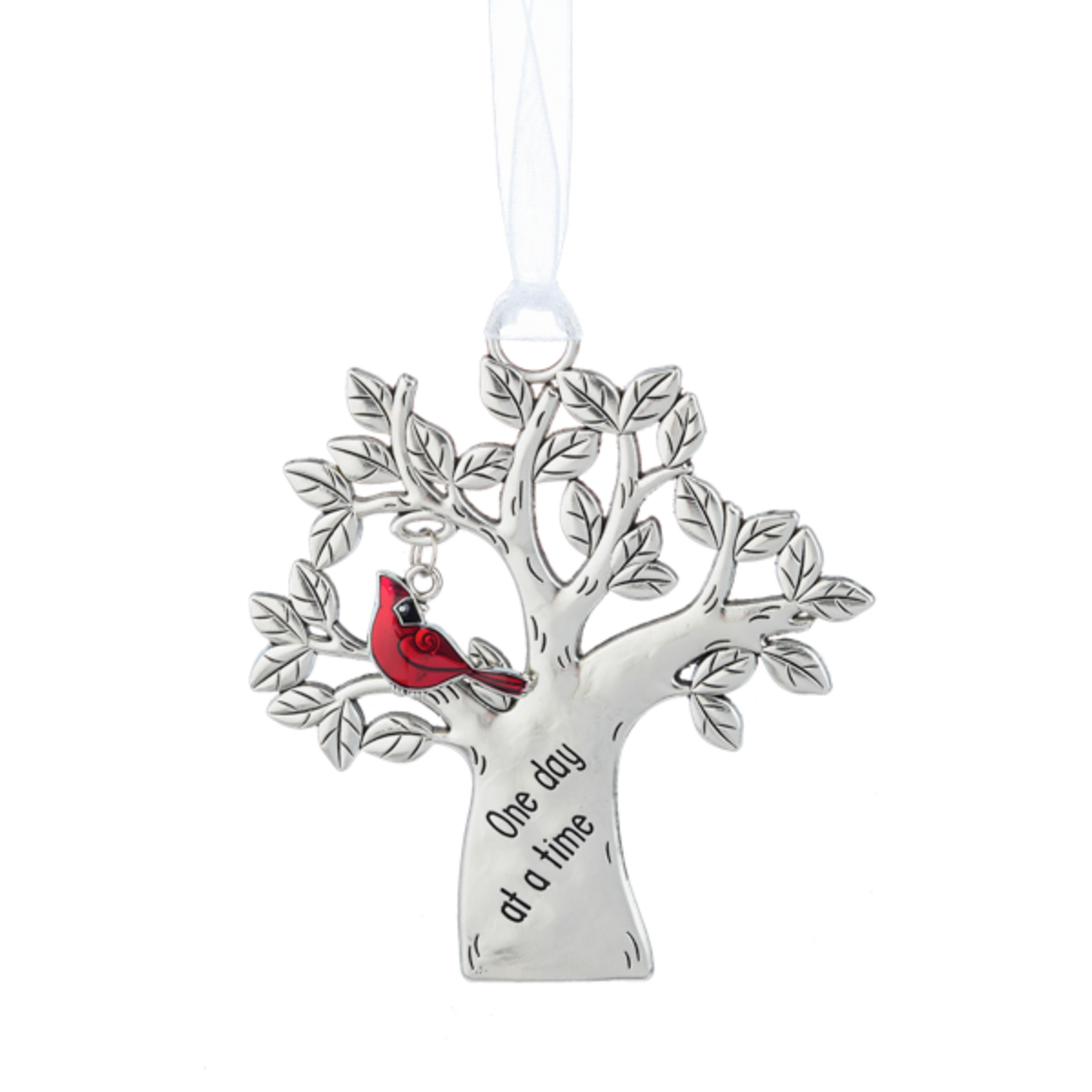 One day at a time With Cardinal-Adornment