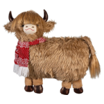 Woodland Table Décor Fabric Highland Cow