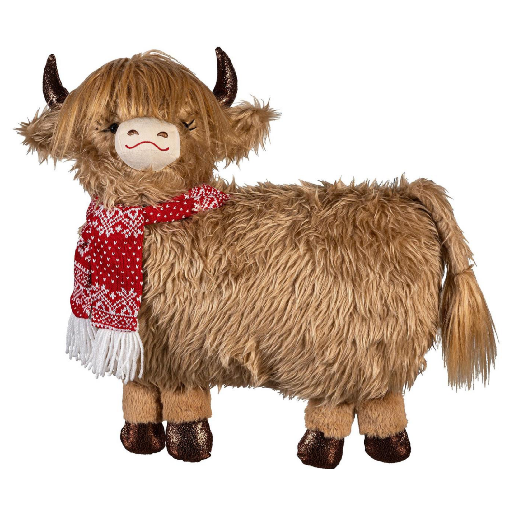 Woodland Table Décor Fabric Highland Cow