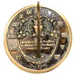 Solid Brass Thoreau Sundial
