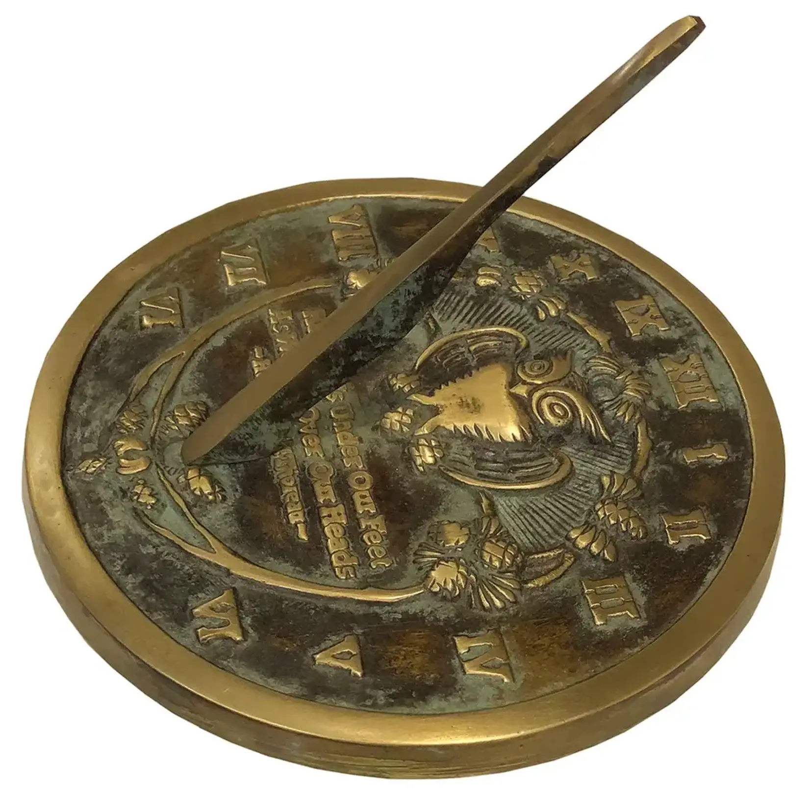 Solid Brass Thoreau Sundial