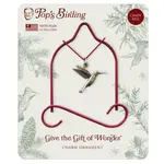 Pop's Hummingbird Swing Wonder Charm Ornament