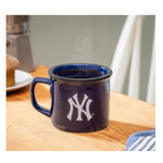 New York Yankees Ceramic Camp Cup with Enamel Finish