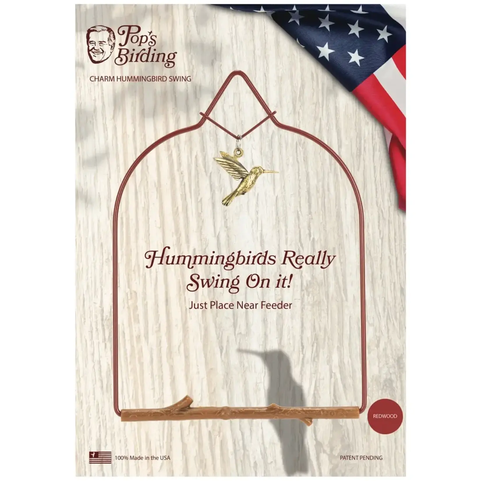 Pop's Hummingbird Swing Hummingbird Swing - Copper Assorted Styles