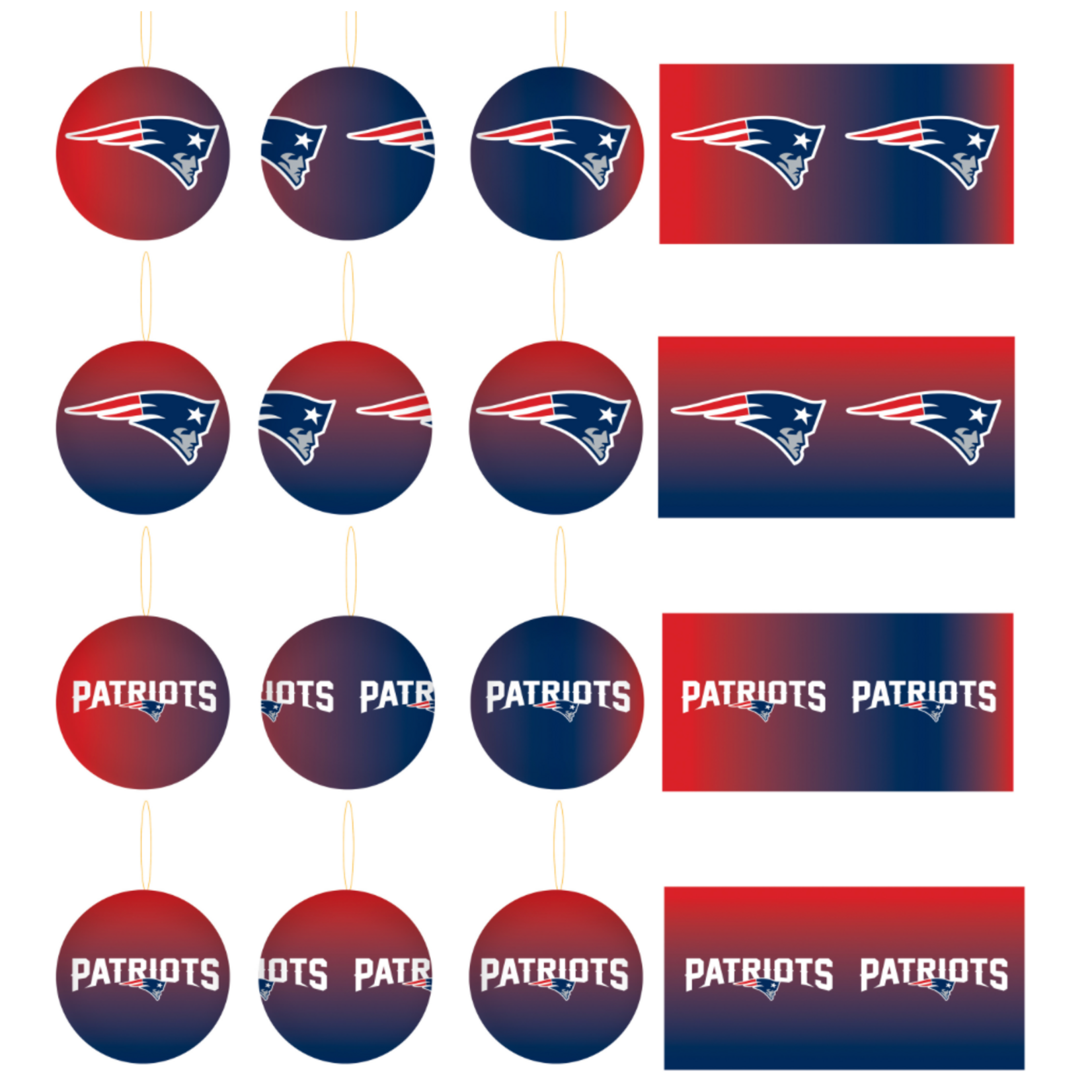 New England Patriots Ornament