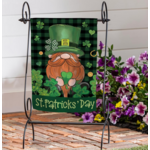 St. Patrick's Day Leprechaun Garden Flag