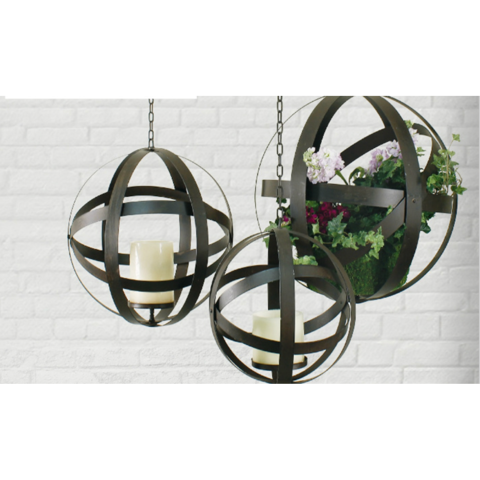 Hanging Spheres-Small, Medium and Large Set of 3