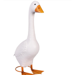 Giddy the Porch Goose Statue, Metal, 21"H