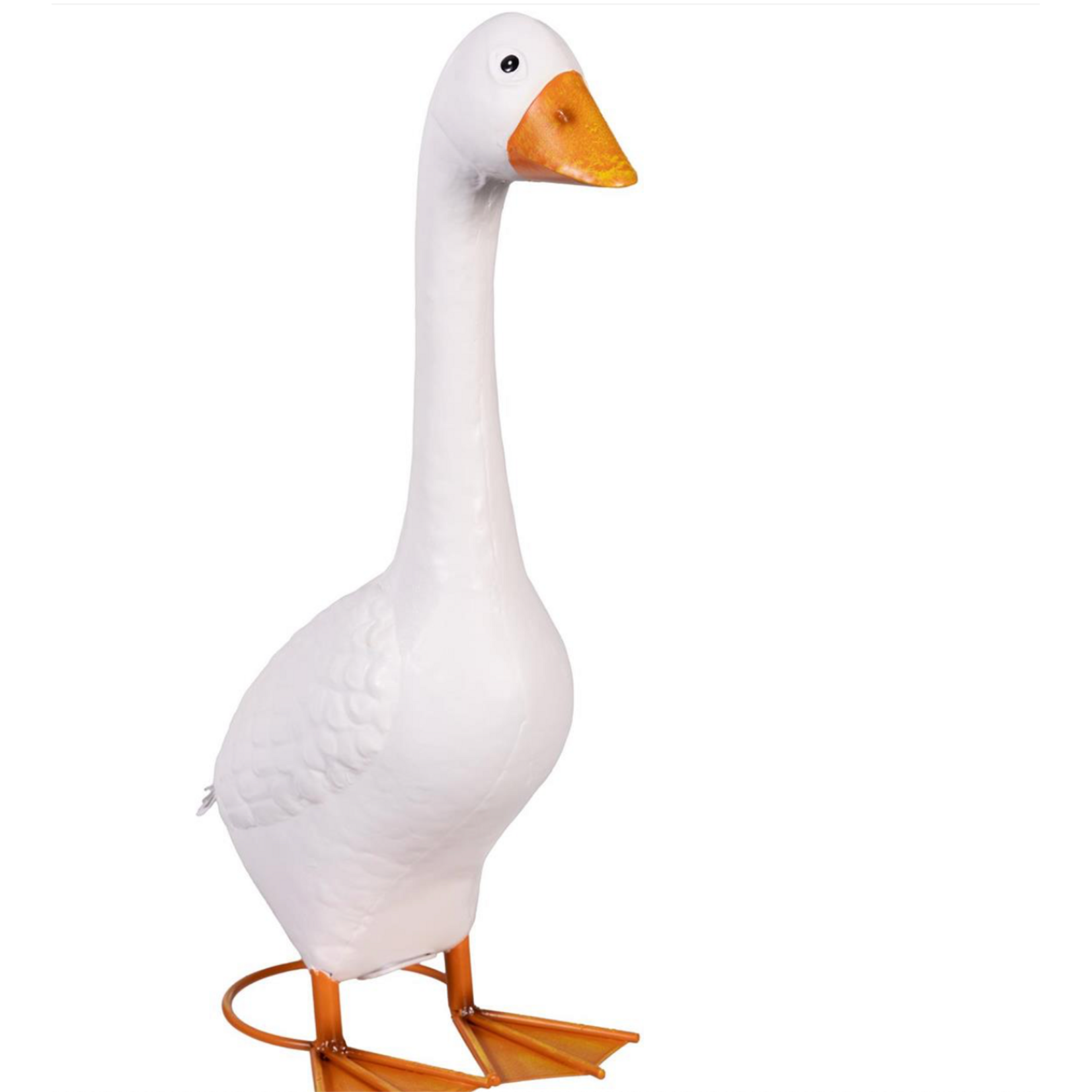 Giddy the Porch Goose Statue, Metal, 21"H