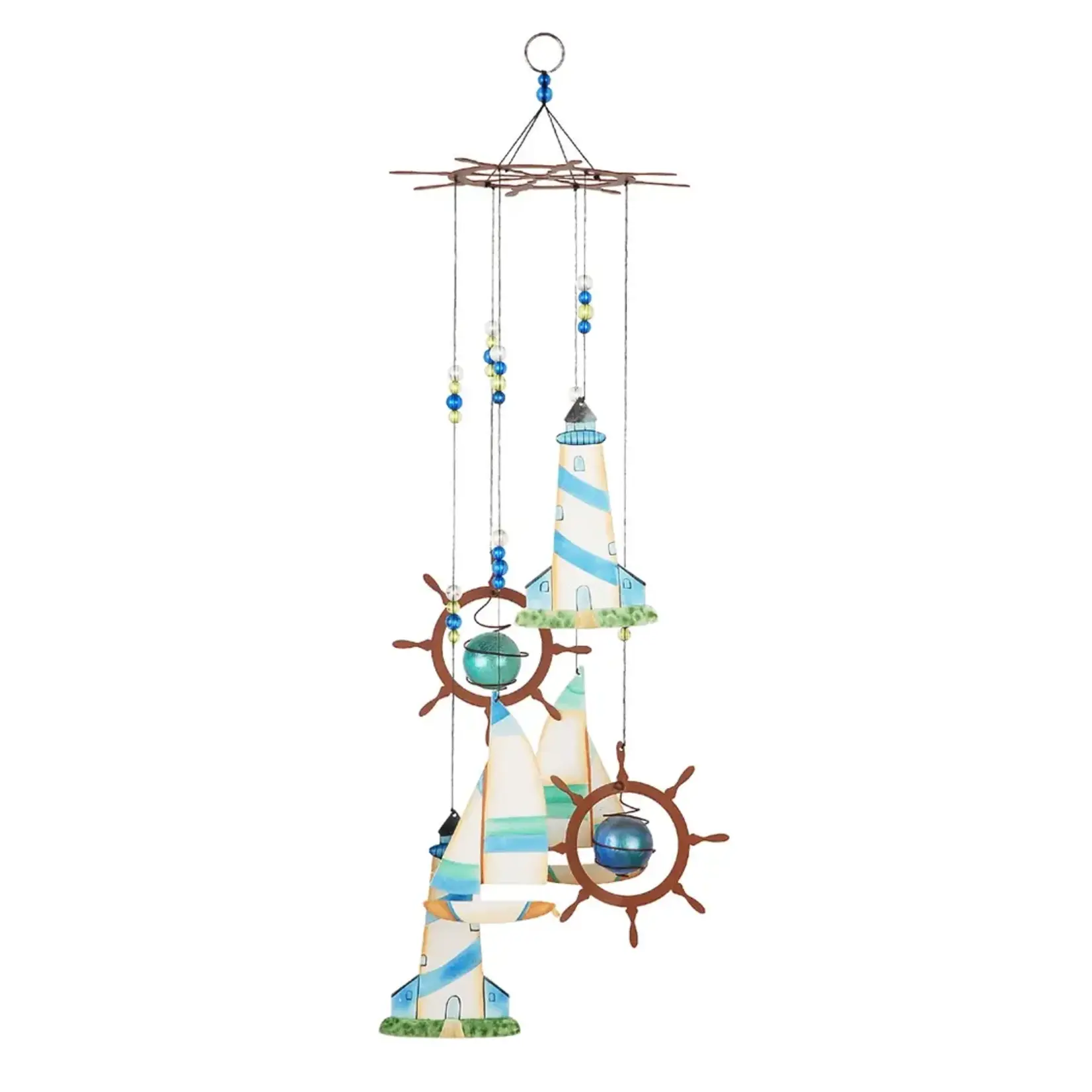 Sailboat Wind Chime 24"