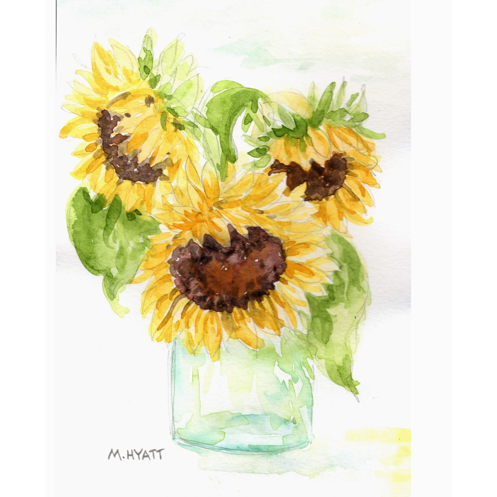 Melissa Hyatt "Sunflowers For Ukraine" Framed Giclee Print by Melissa Hyatt