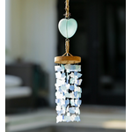 Garden Age Supply Recycled Glass Heart Mobile