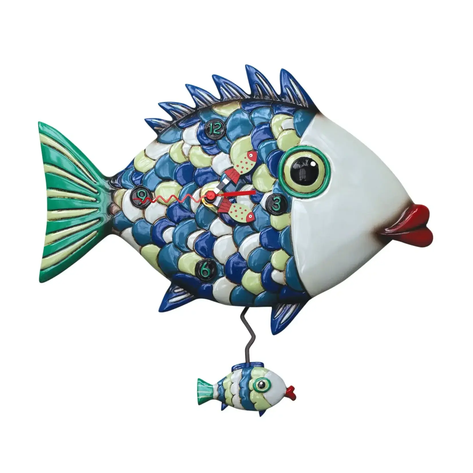 Fishy Lips Clock by Allen Designs