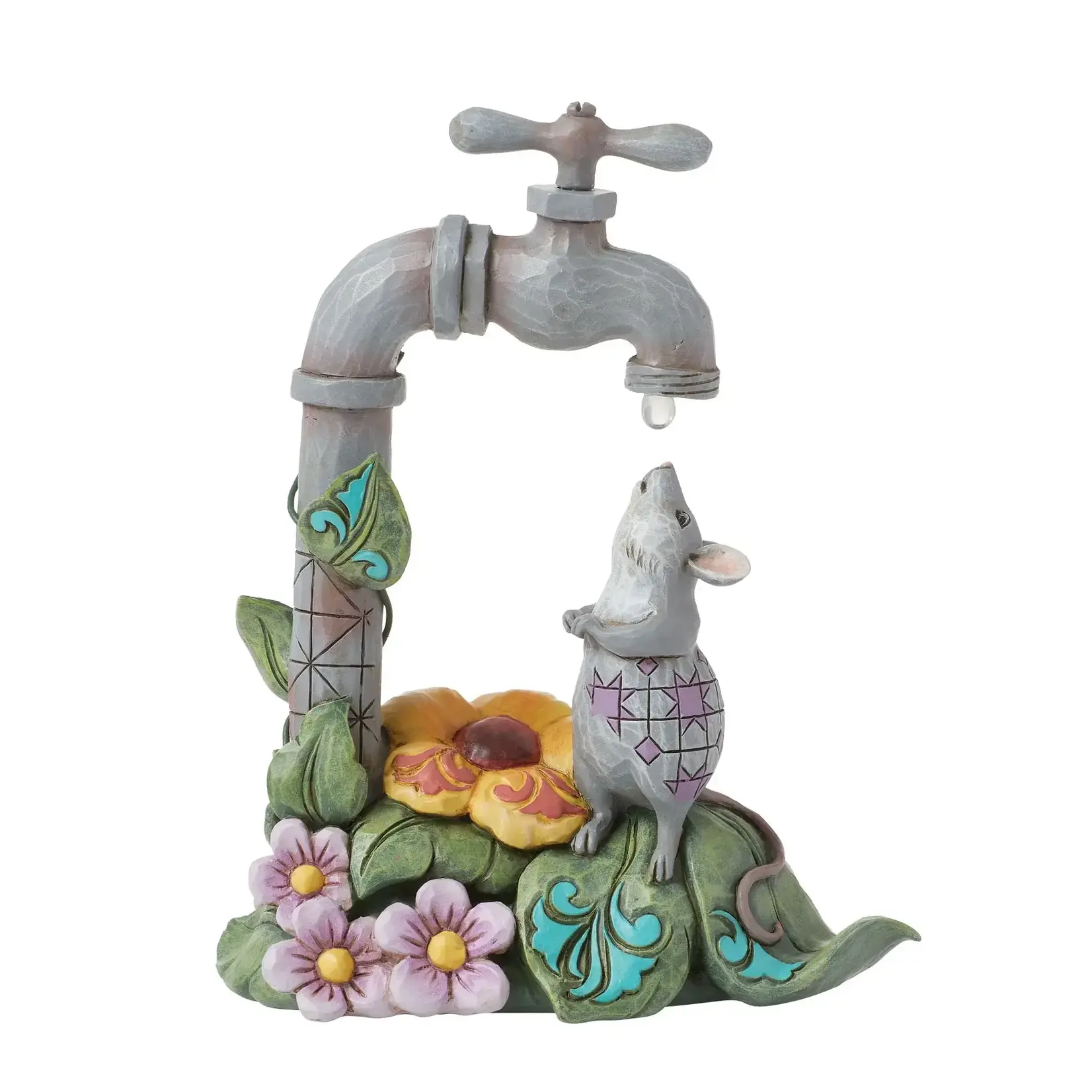 Jim Shore Mouse w/Water Drop