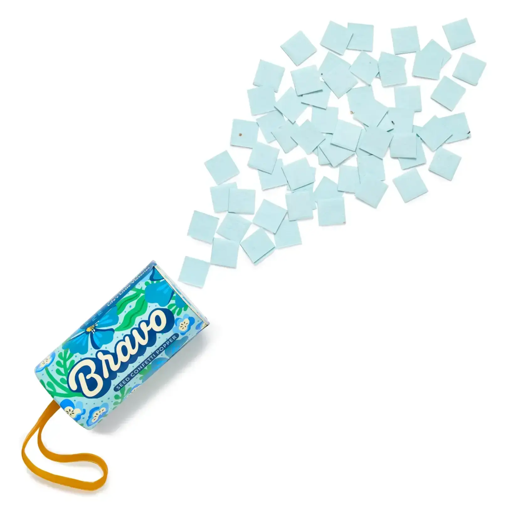 Seed Confetti Popper - Blue Bravo
