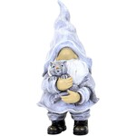 Gnome With Kitten Statue