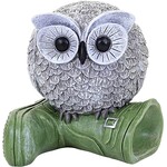 Owl on Boot Statue