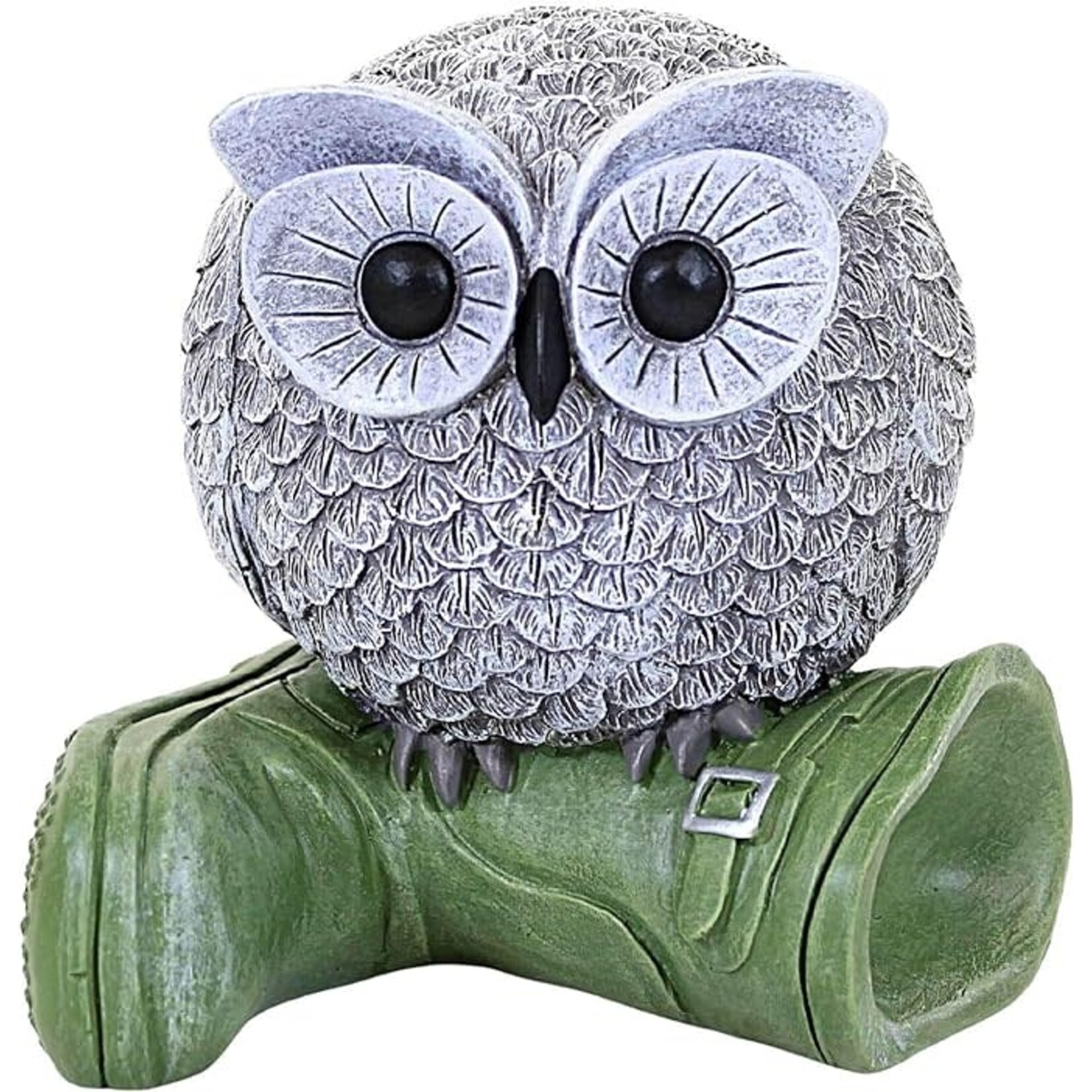 Owl on Boot Statue