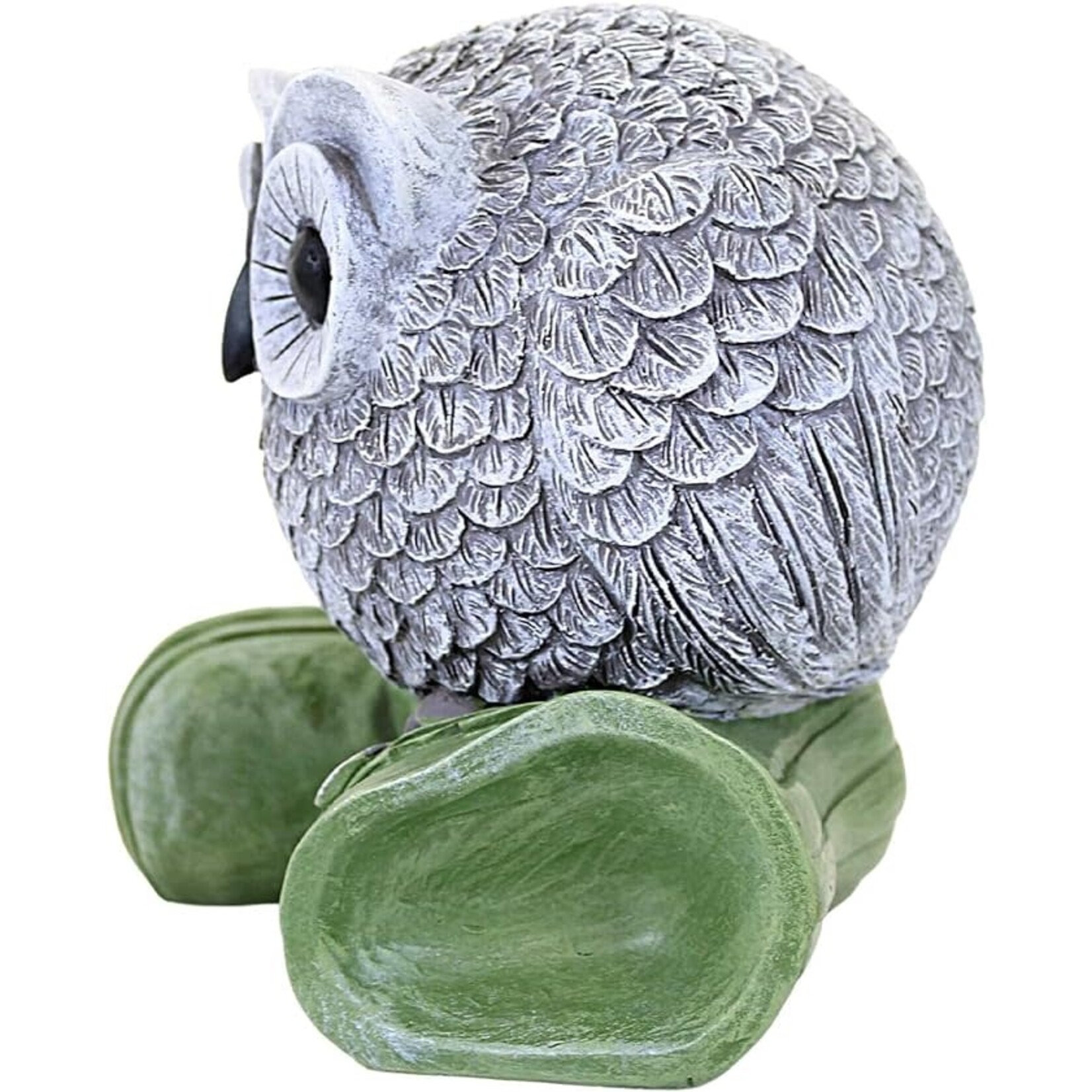 Owl on Boot Statue