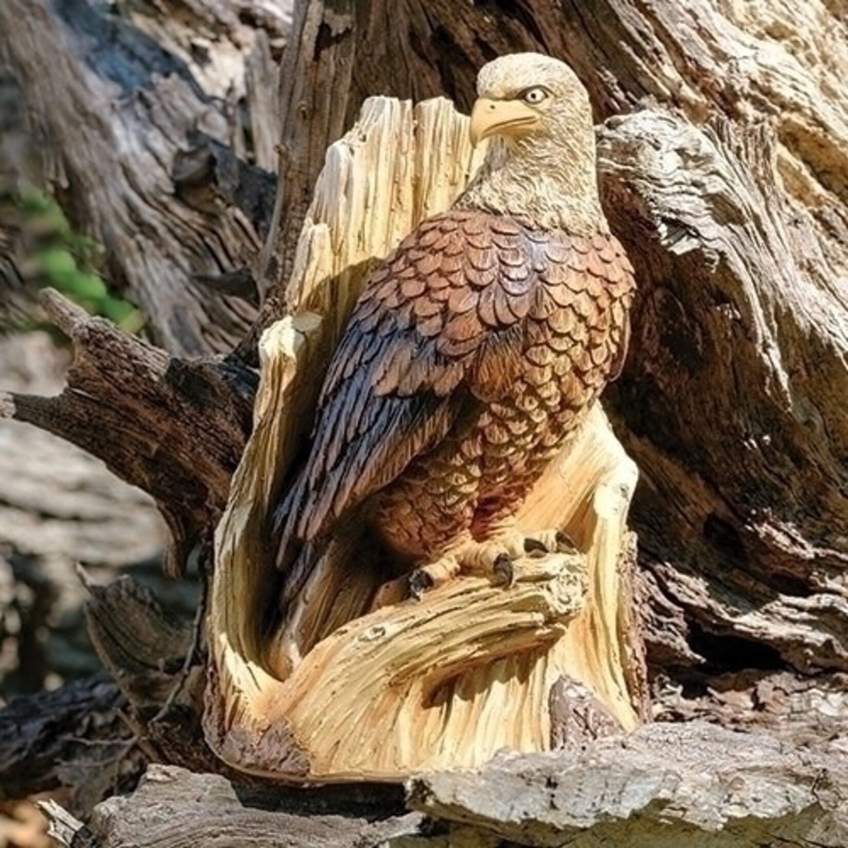 Timber Tail Eagle Statue