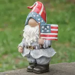 Patriotic Gnome Statue