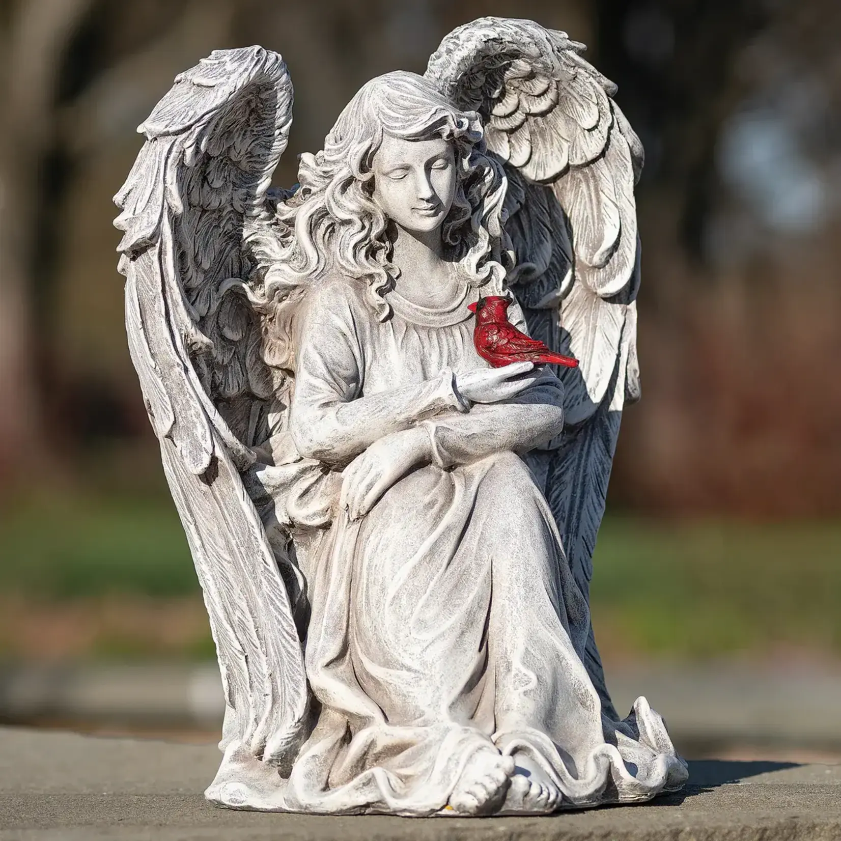 Cardinal Memorial Angel Statue