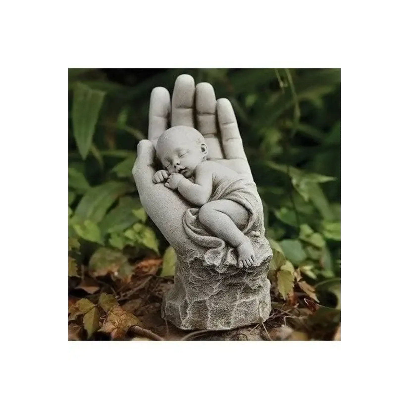 In The Palm of His Hand Garden Statue