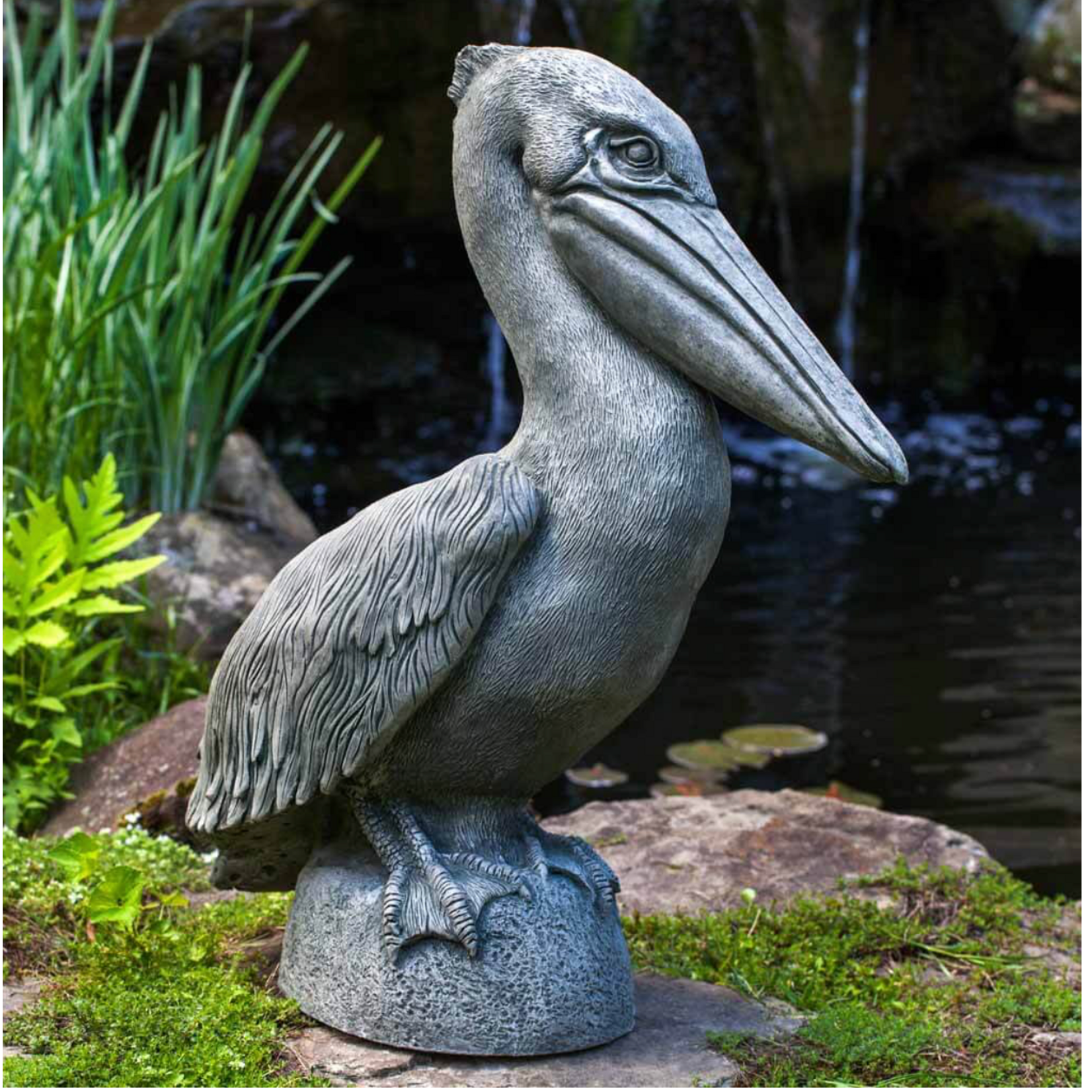 Campania Pelican Cast Stone Statue