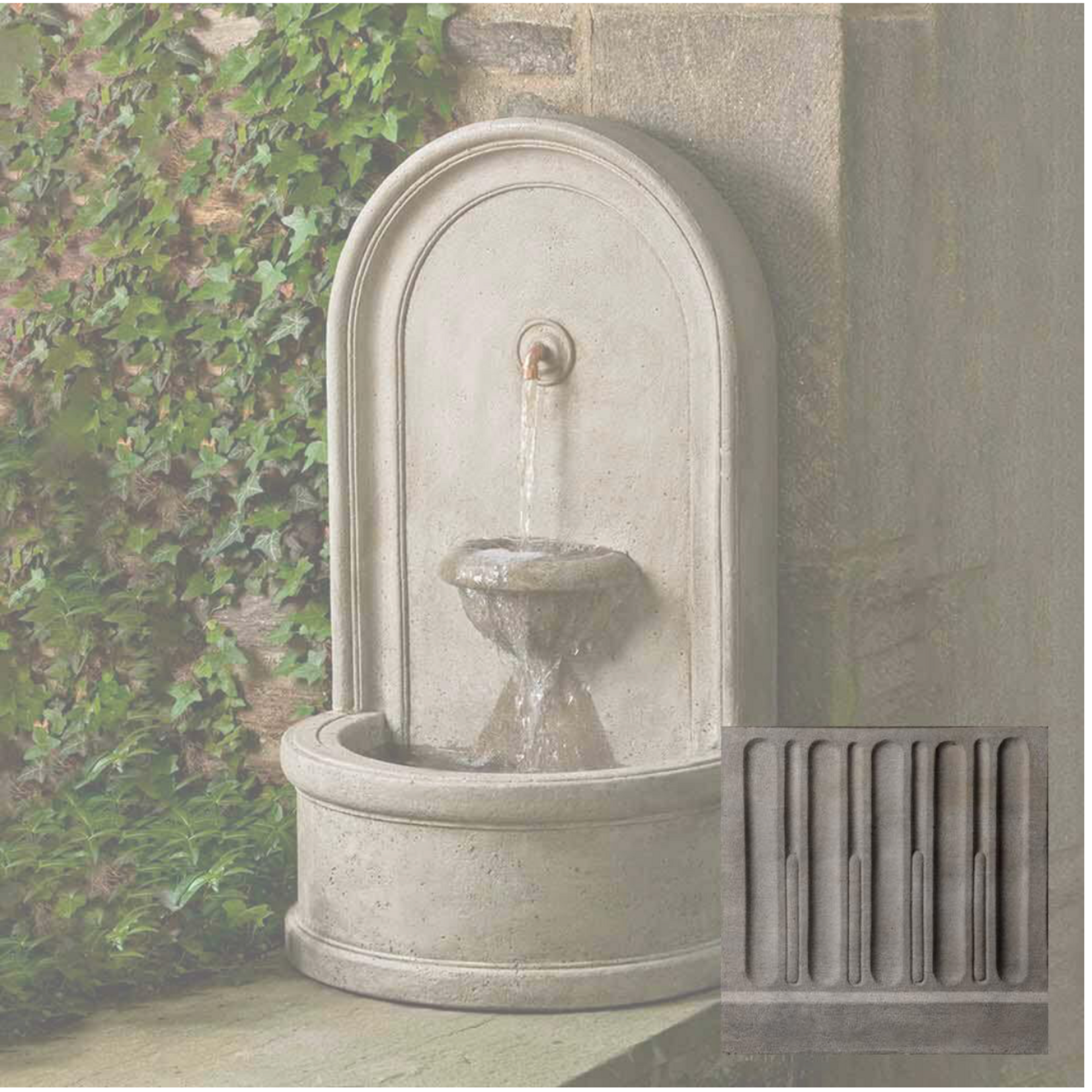Campania Colonna Fountain (Dark Gray)