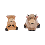 Highland Cow Salt & Pepper Shakers