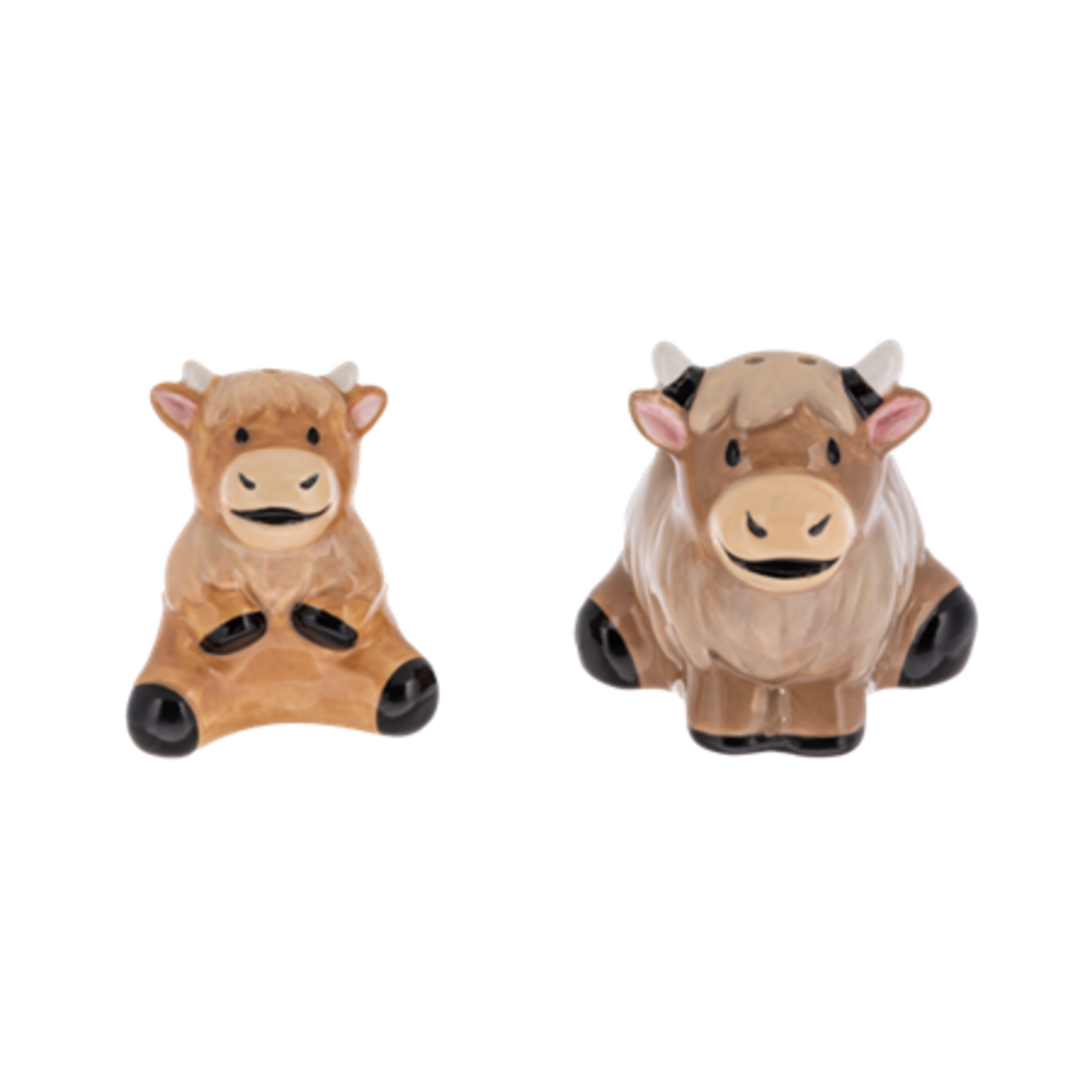 Highland Cow Salt & Pepper Shakers