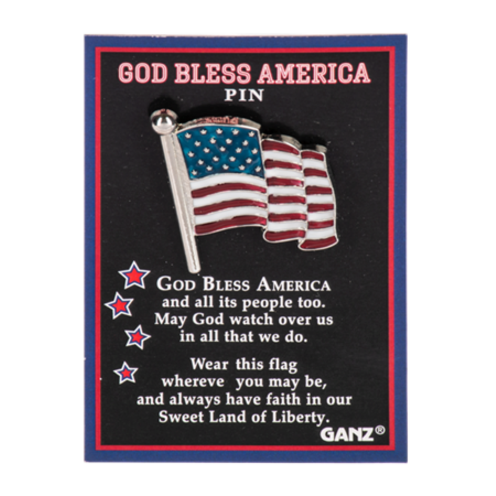 God Bless America Pins