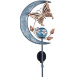 Blue Moon w/Butterfly Solar Stake