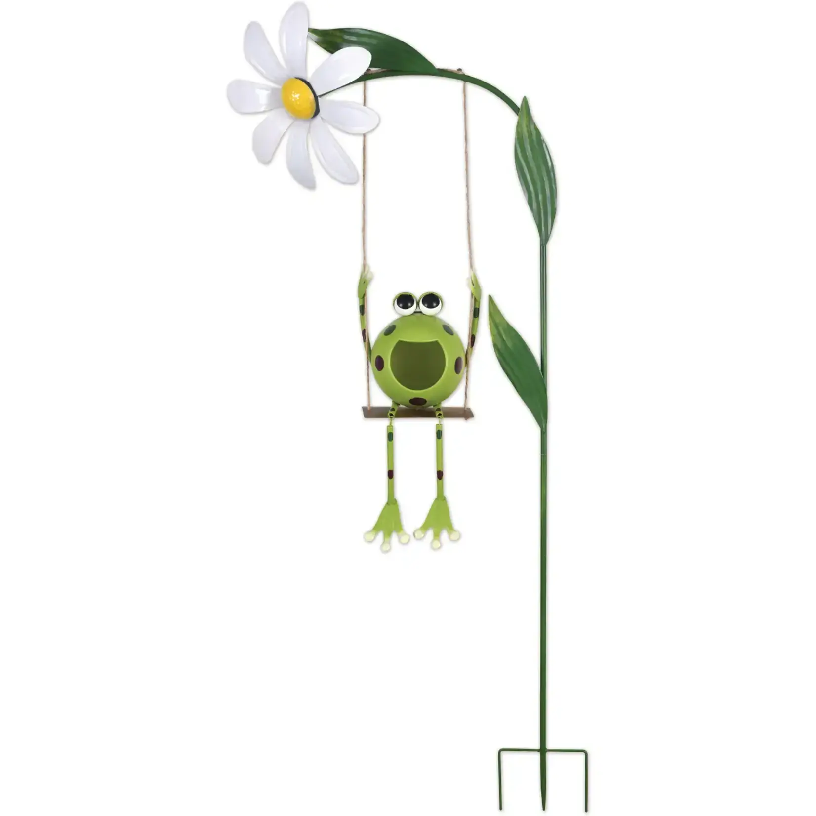 Swinging Frog Solar Stake