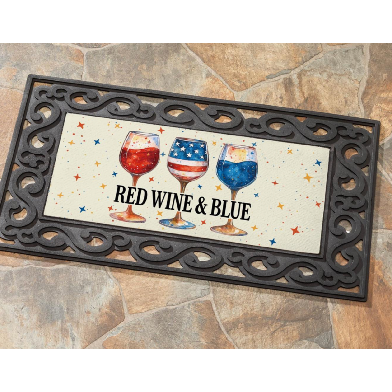 Red, Wine, & Blue Sassafras Switch Mat