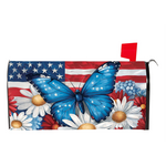 Patriotic Butterfly Mailbox Cover