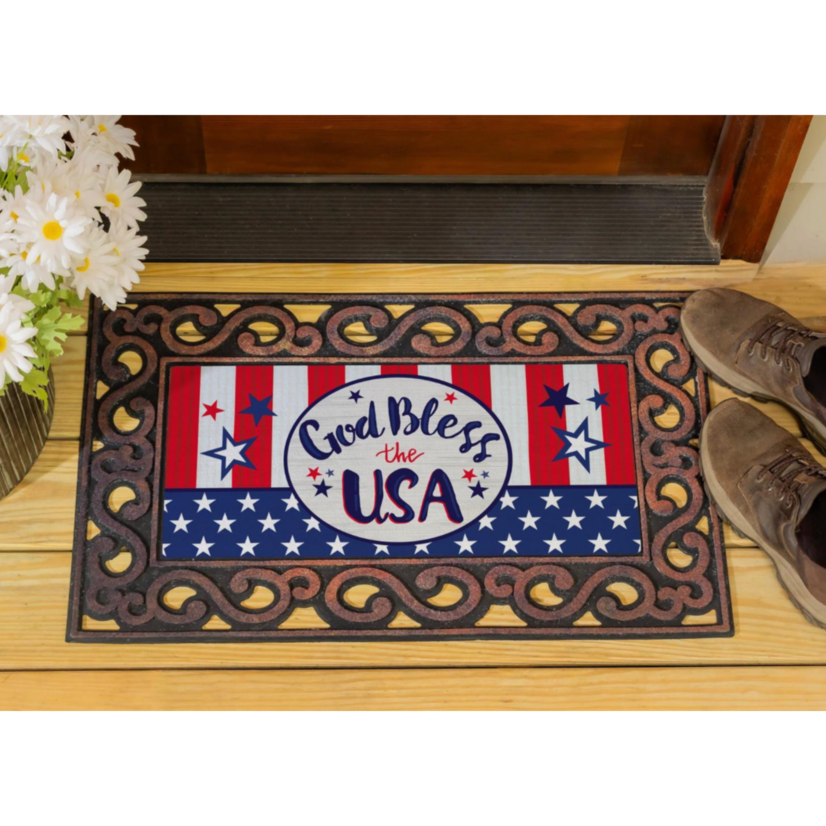 Bless the USA Bow Sassafras Switch Mat