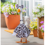 Porch Goose Outfit, Cow Print Gown