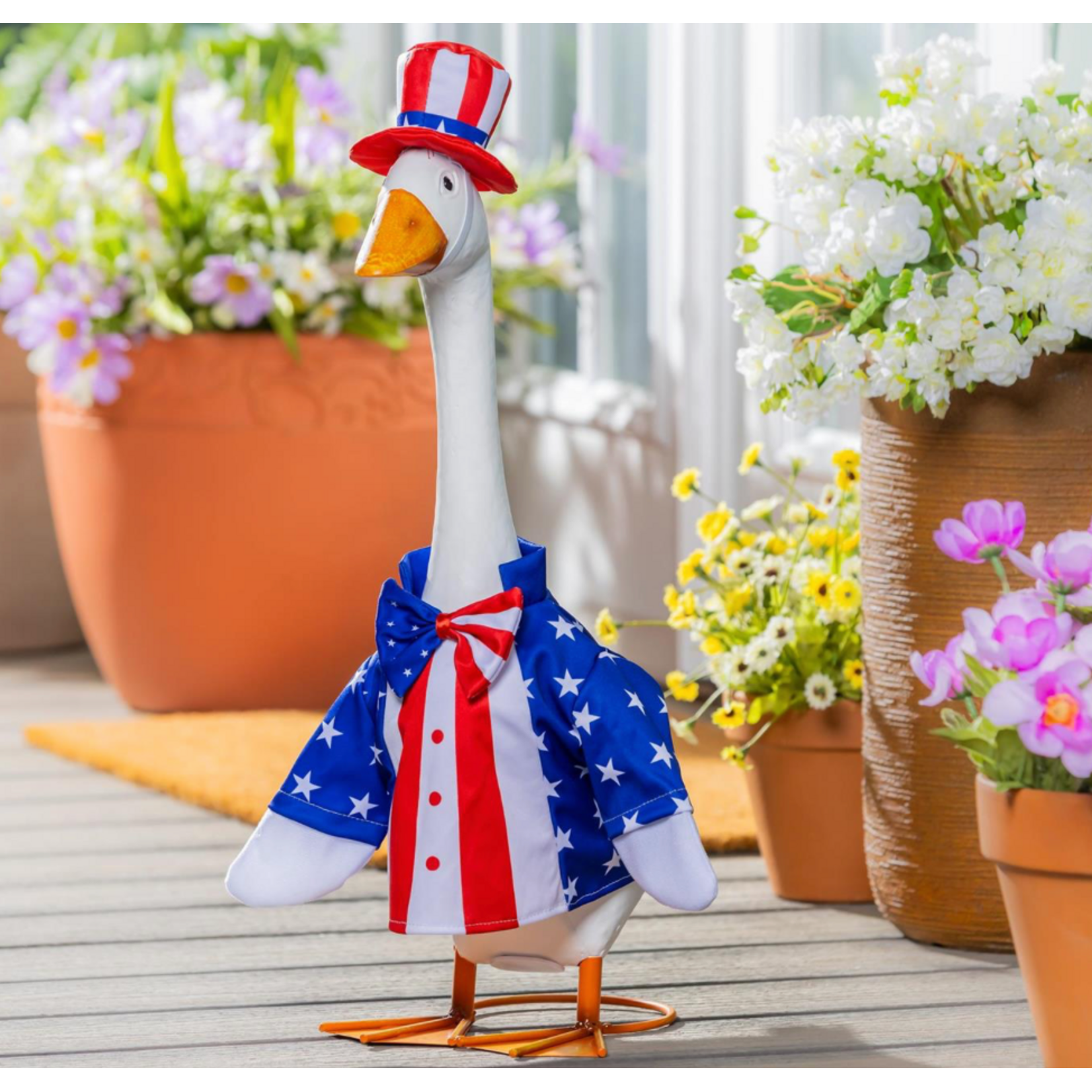 Porch Goose Outfit, Patriotic Suit