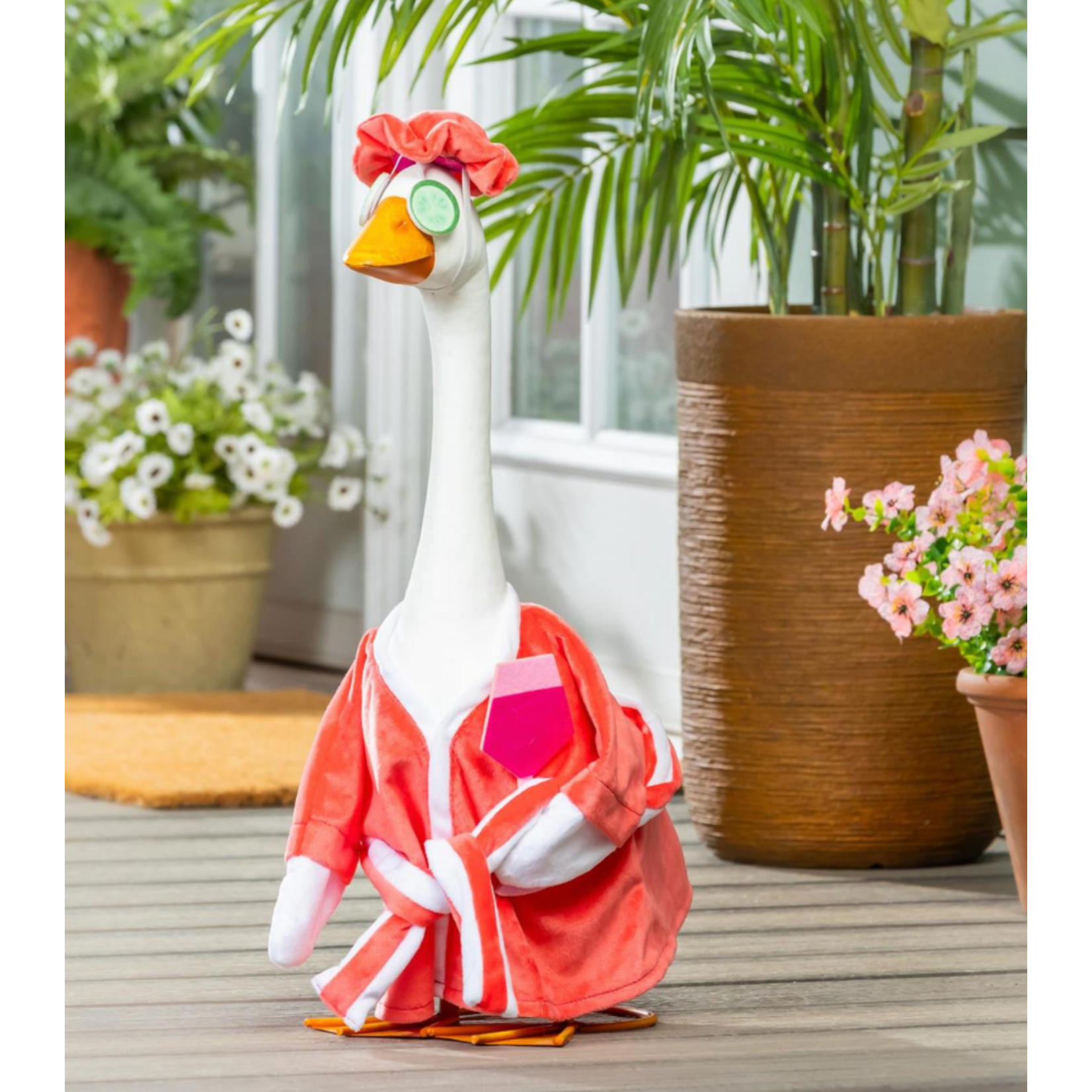 Porch Goose Outfit, Relaxation Time