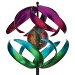 Vertical Solar Spinner - Swirl