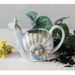 Creative Co-op Stoneware Snail Watering Can 24oz